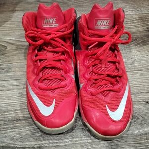 Boys Nike Sneakers Size 5 Red and White Sneakers